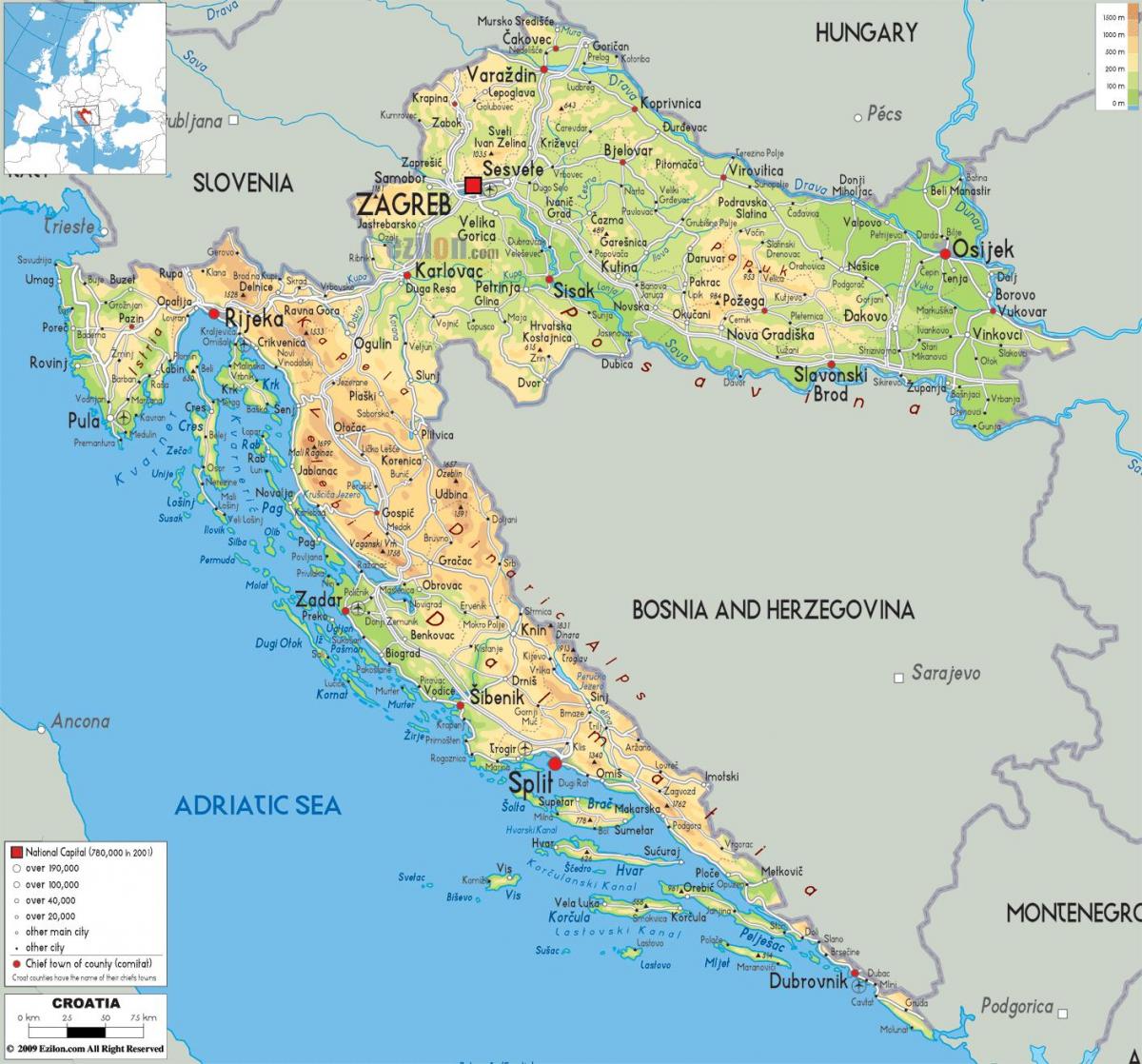 horvaatia kaardil