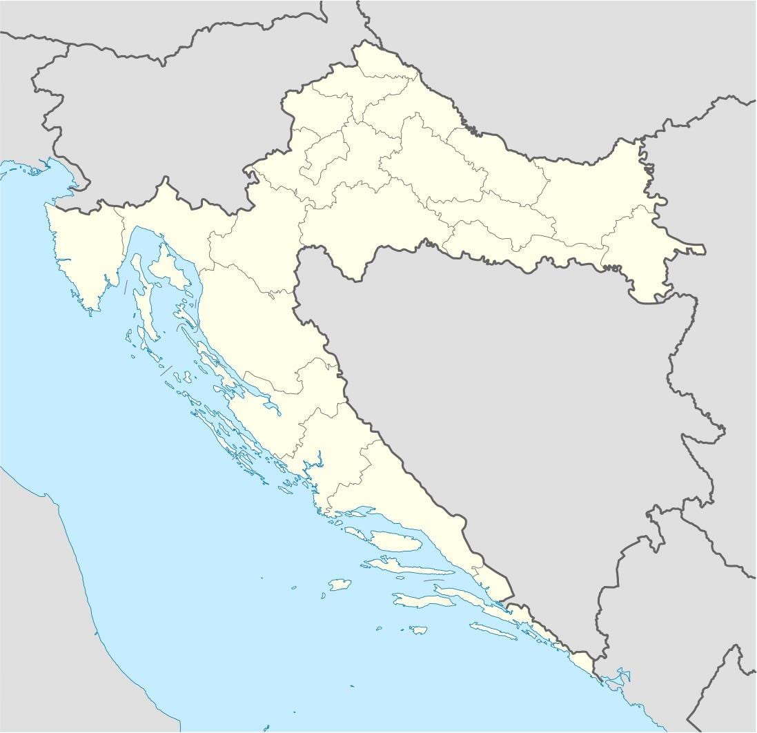 horvaatia asukoht kaardil