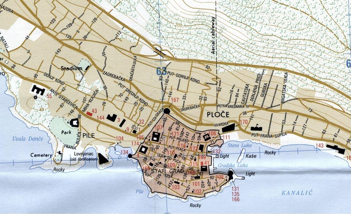 kaart horvaatia, rijeka