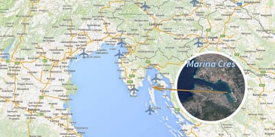 Cres kaart horvaatia