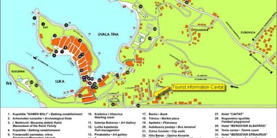Kaart cavtat horvaatia 