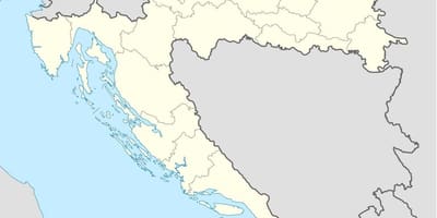 Horvaatia asukoht kaardil
