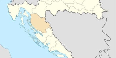 Senj, horvaatia kaart