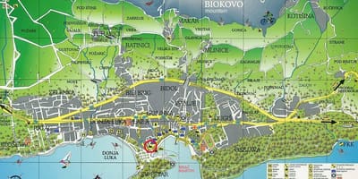 Kaart, makarska, horvaatia