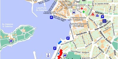 Kaart, rovinj, horvaatia