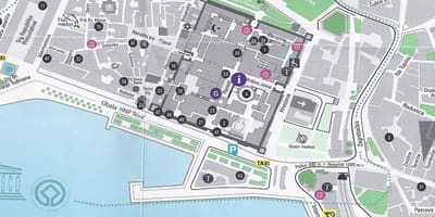 Street map split-horvaatia